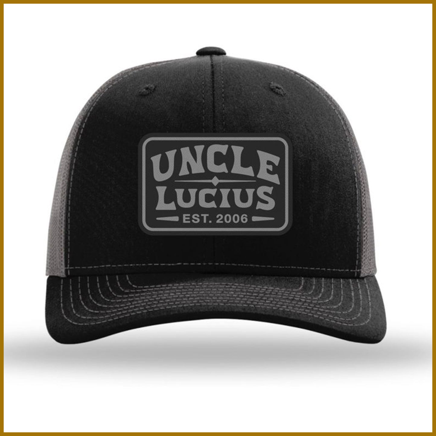 Black / Grey Embroidered Patch Hat - Est. 2006