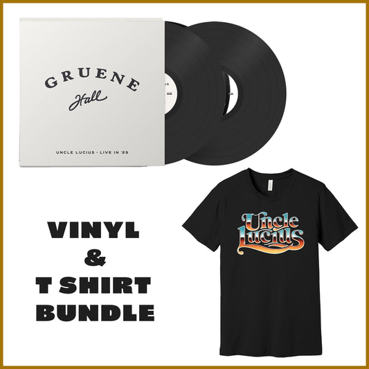 Live In '25 - Double Vinyl & Black Chrome Logo T Shirt