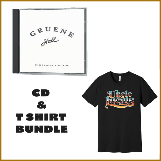 Live In '25 CD & Black Chrome Logo T Shirt