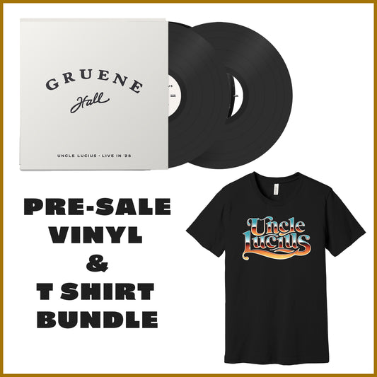 Pre-Sale - Live In '25 - Double Vinyl & Black Chrome Logo T Shirt