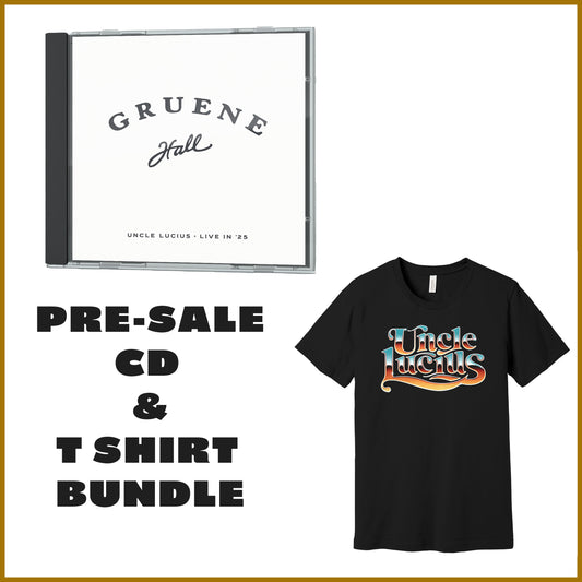 Pre-Sale - Live In '25 CD & Black Chrome Logo T Shirt