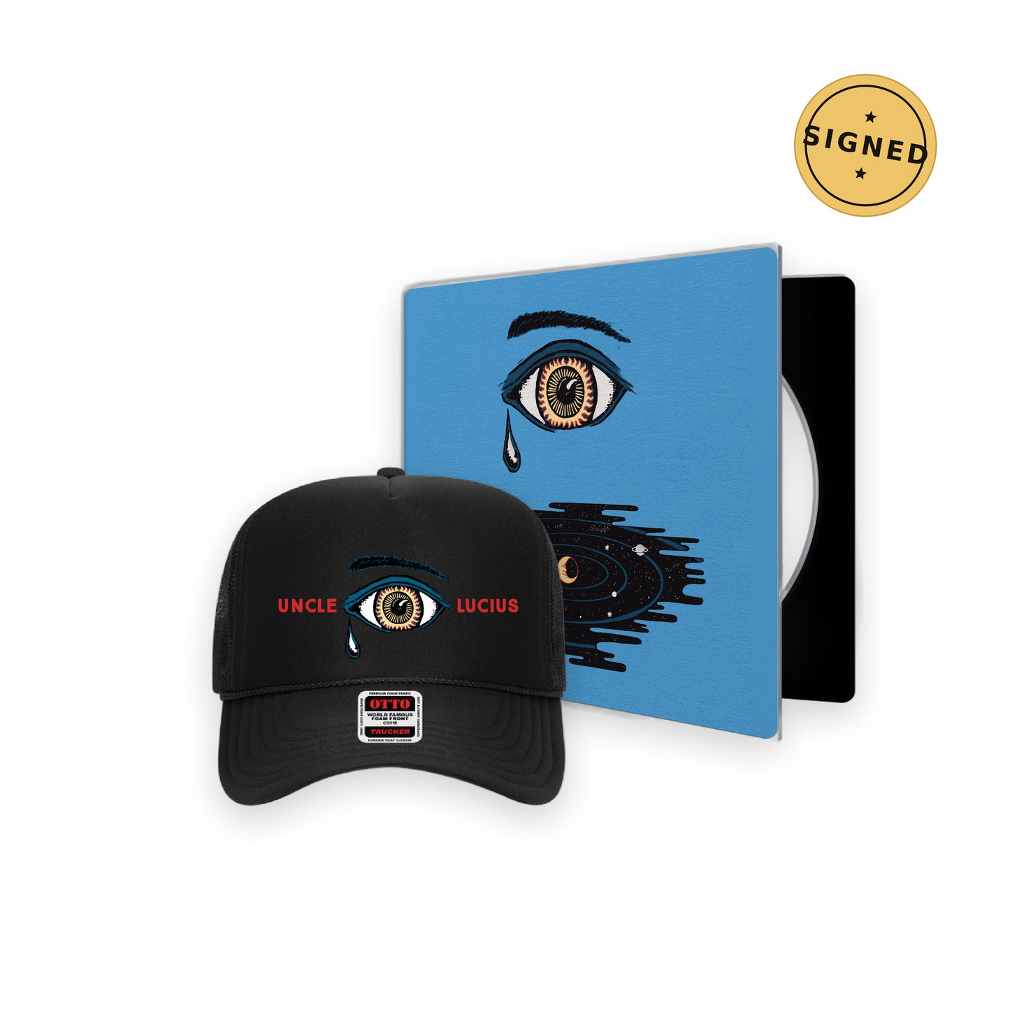 PRE-SALE - Open Eyes, Broken Heart - CD SIGNED + Hat Bundle