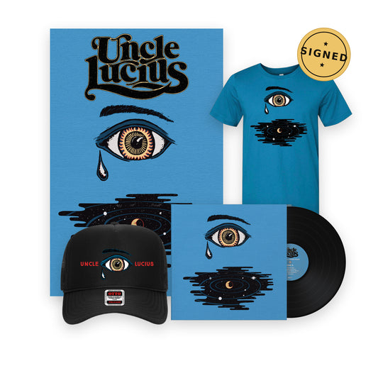 PRE-SALE - Open Eyes, Broken Heart - Vinyl SIGNED + Shirt + Hat + Poster SIGNED Bundle