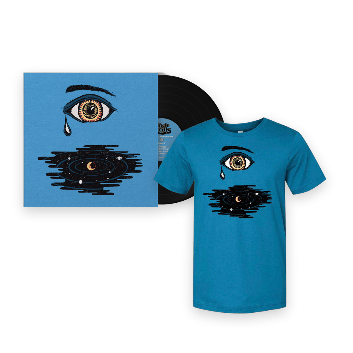 Open Eyes, Broken Heart - Vinyl + T Shirt Bundle