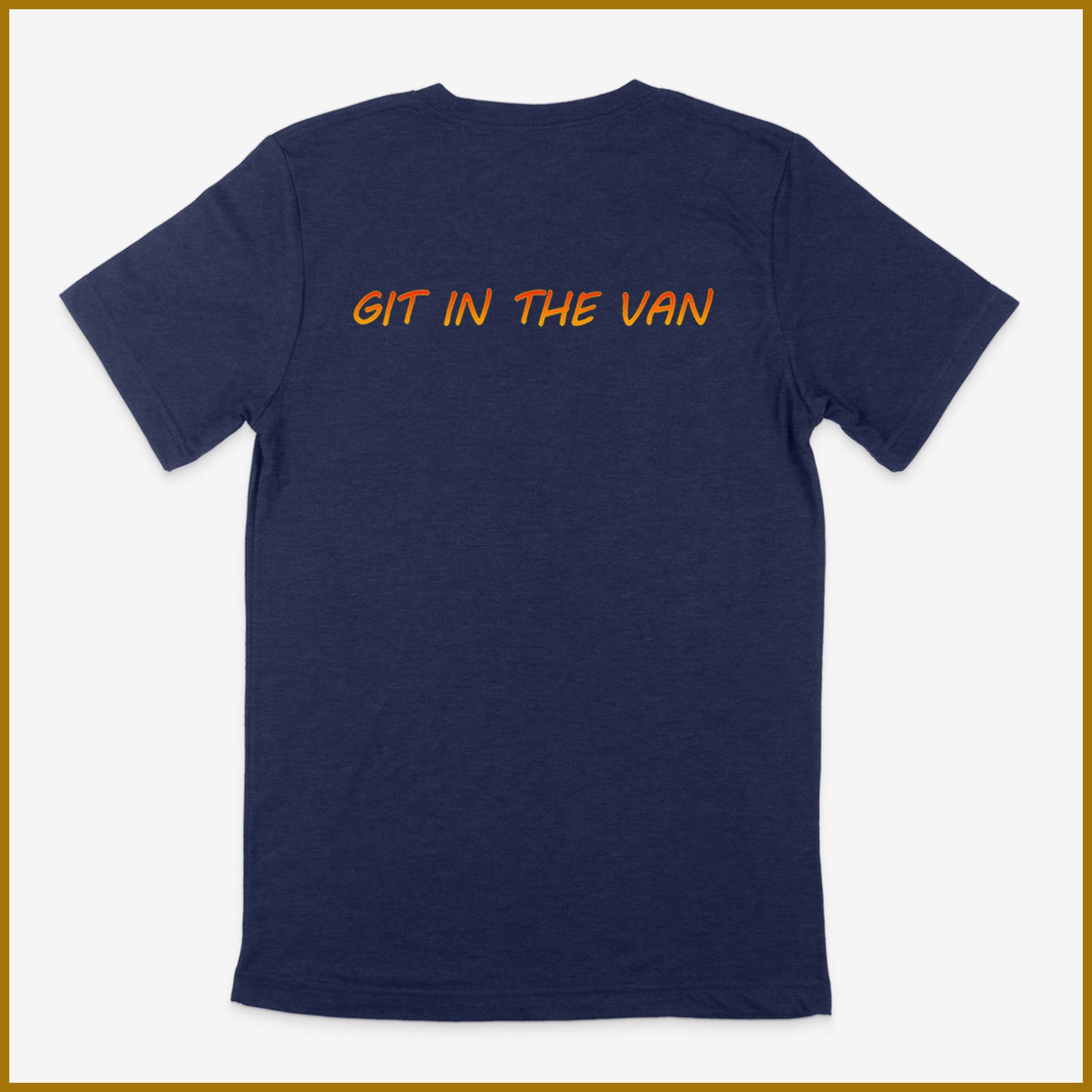 Short Sleeve - Git In The Van - Navy T Shirt