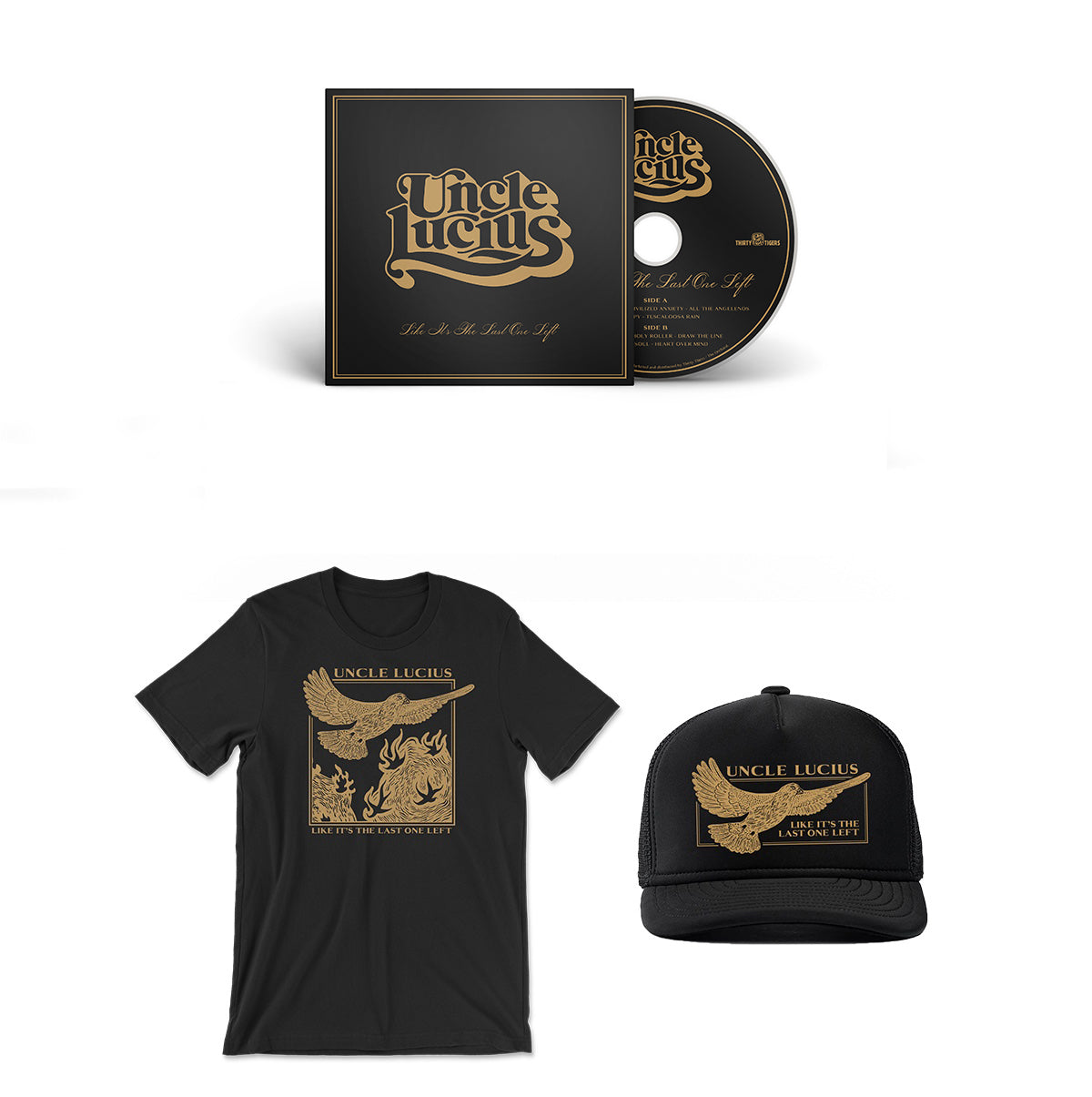 Like It's The Last One Left - CD & T Shirt & Trucker Hat Bundle